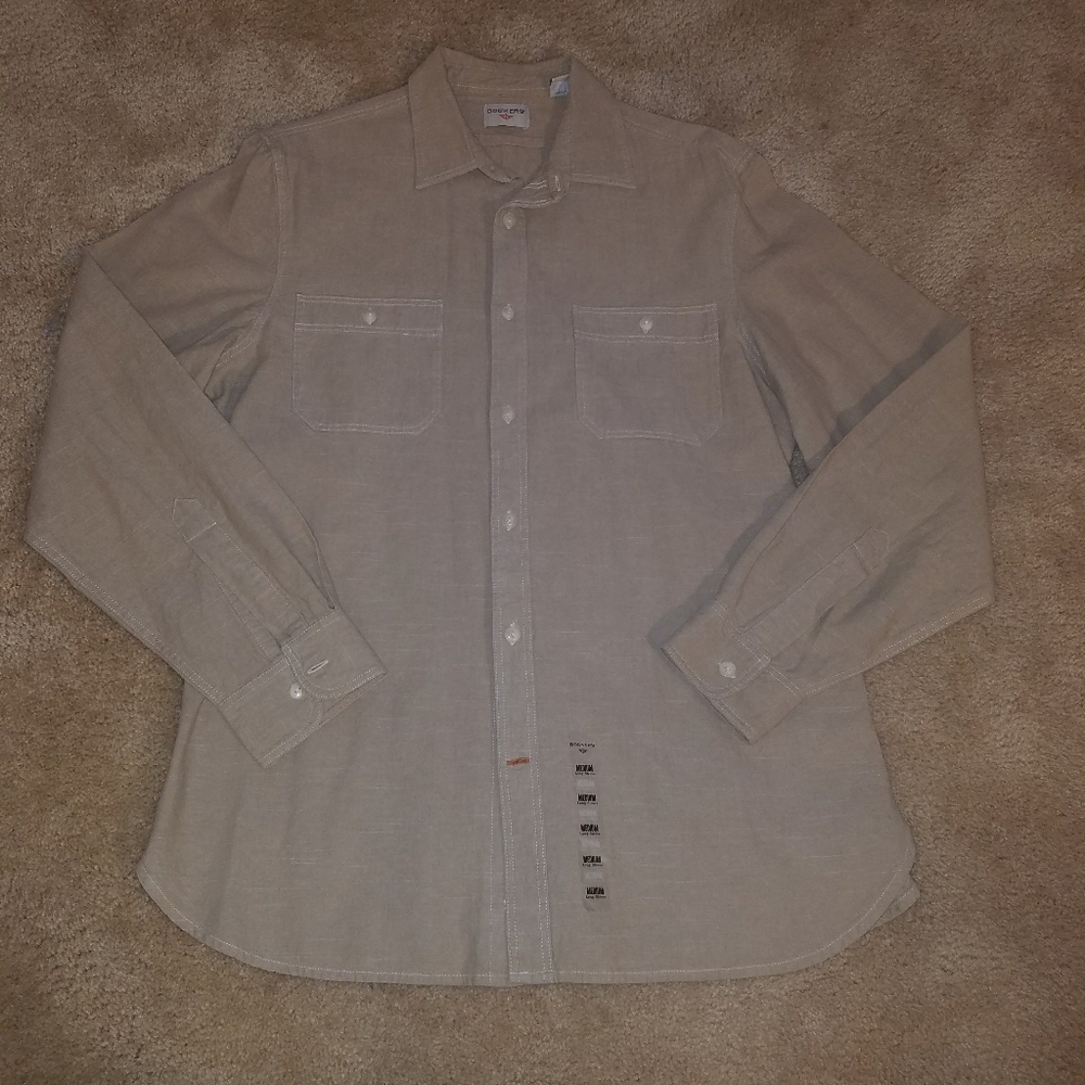 Dockers Long Sleeve Chambray Shirt